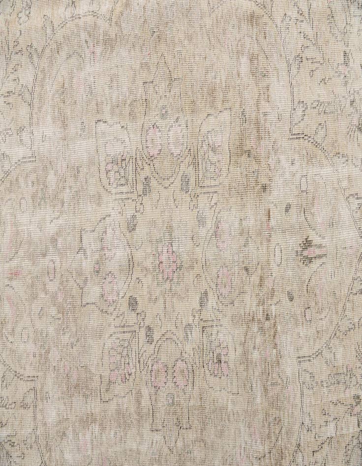 Detail image of 9' 7 x 12' 6  Hand Knotted Ultra Vintage Persian Wool Rug