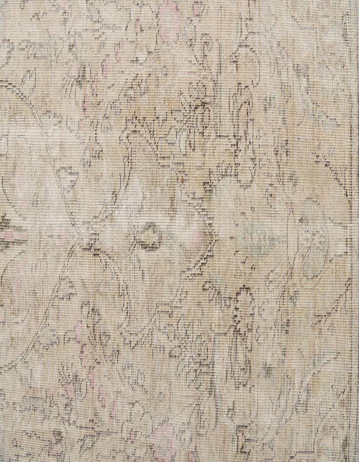 Detail image of 9' 7 x 12' 6  Hand Knotted Ultra Vintage Persian Wool Rug