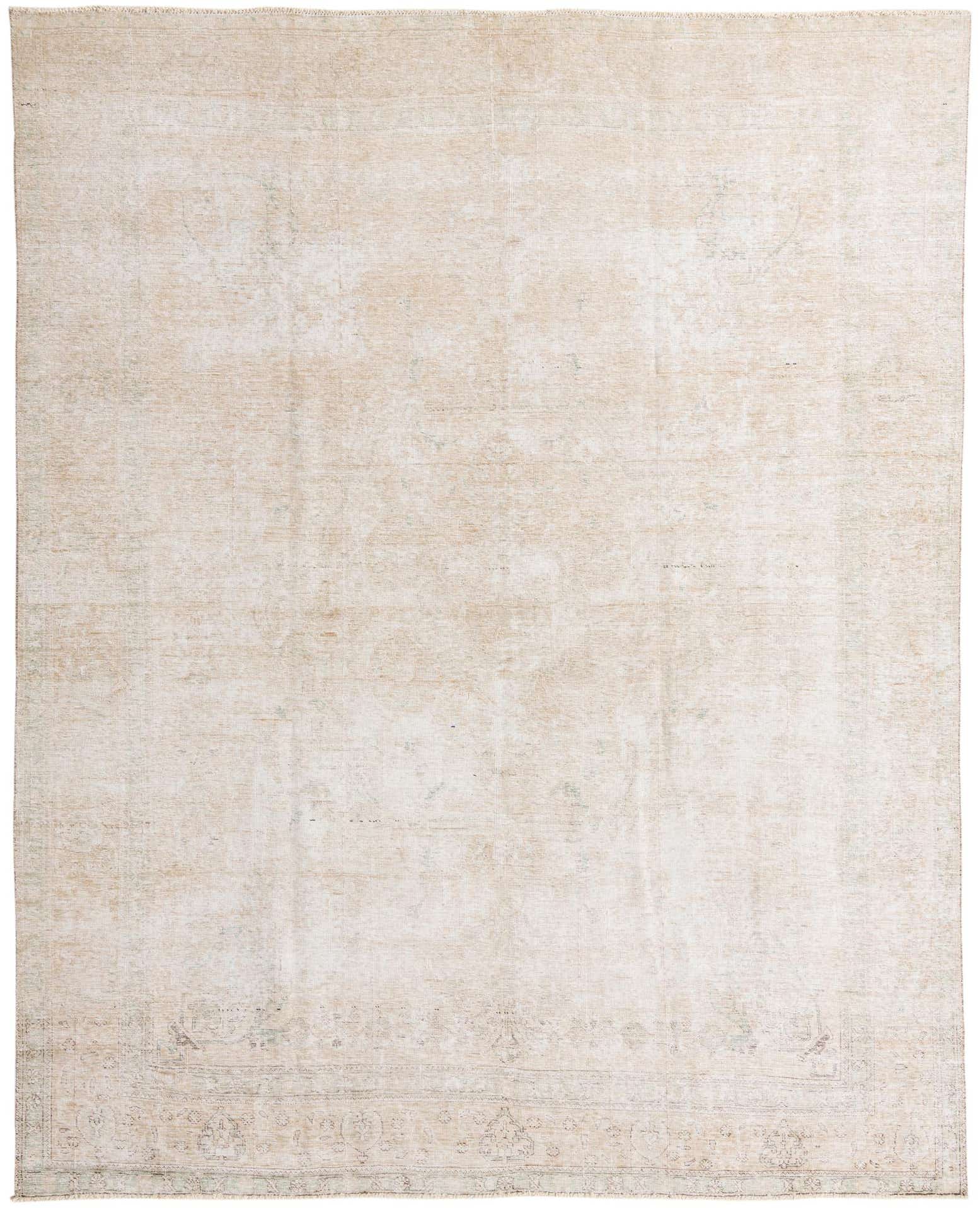 9' 5 x 12' 2 Hand Knotted Ultra Vintage Persian Wool Rug