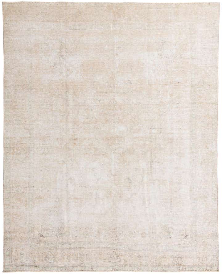 9' 5 x 12' 2 Hand Knotted Ultra Vintage Persian Wool Rug