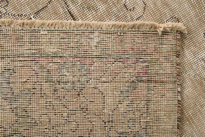 9' 4 x 12' 1 Hand Knotted Ultra Vintage Persian Wool Rug