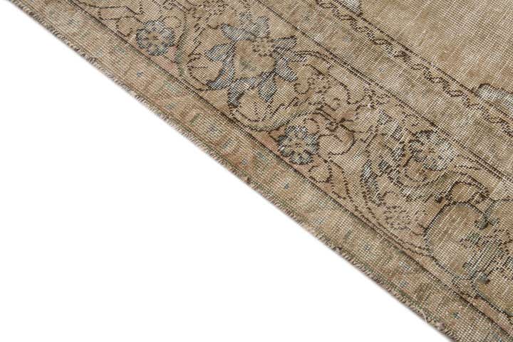 9' 4 x 12' 1 Hand Knotted Ultra Vintage Persian Wool Rug