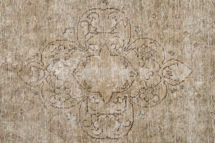 9' 4 x 12' 1 Hand Knotted Ultra Vintage Persian Wool Rug