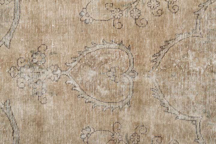 9' 4 x 12' 1 Hand Knotted Ultra Vintage Persian Wool Rug