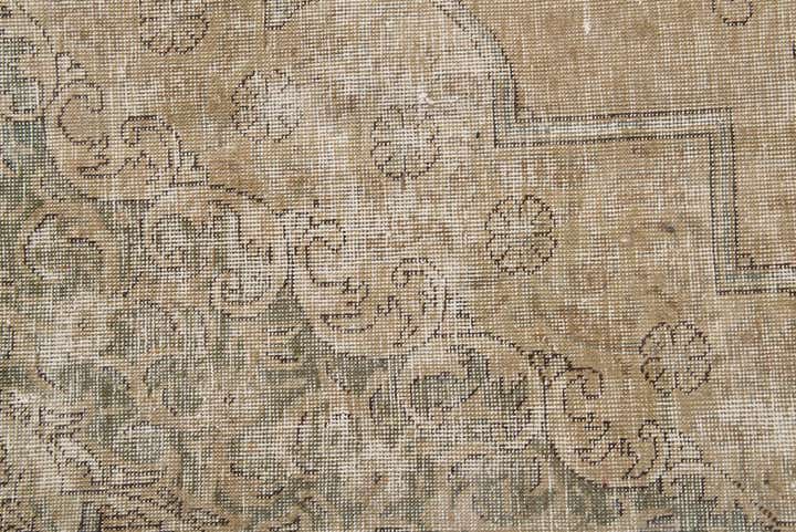 9' 4 x 12' 1 Hand Knotted Ultra Vintage Persian Wool Rug