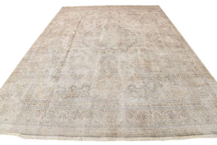 9' 6 x 13' Hand Knotted Ultra Vintage Persian Wool Rug