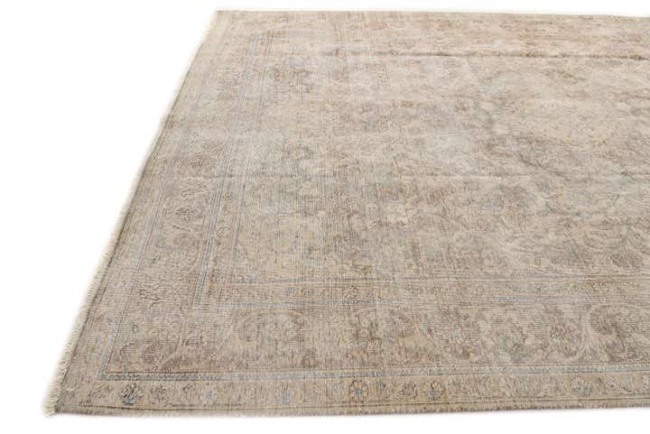 9' 6 x 13' Hand Knotted Ultra Vintage Persian Wool Rug