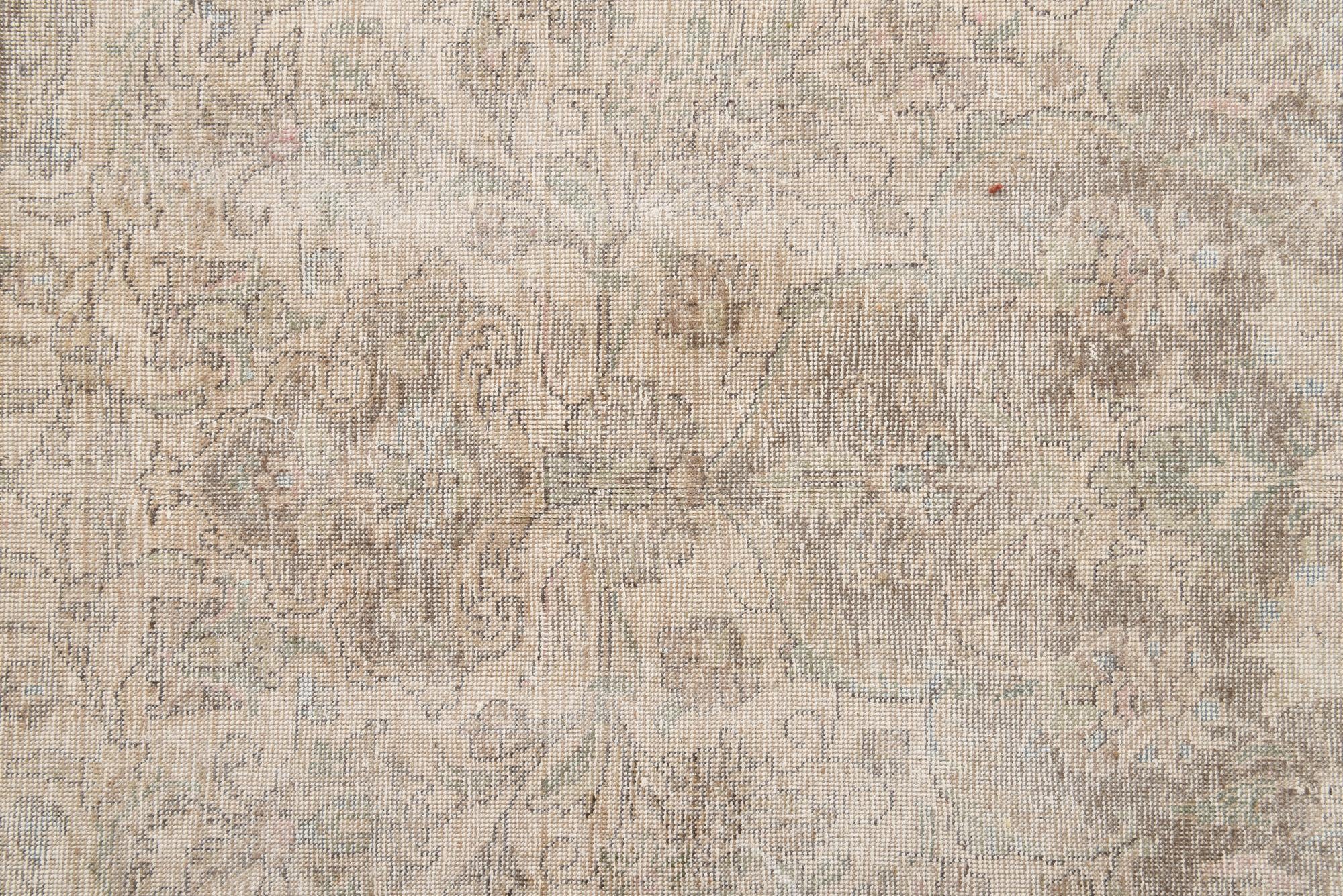 9' 6 x 13' Hand Knotted Ultra Vintage Persian Wool Rug