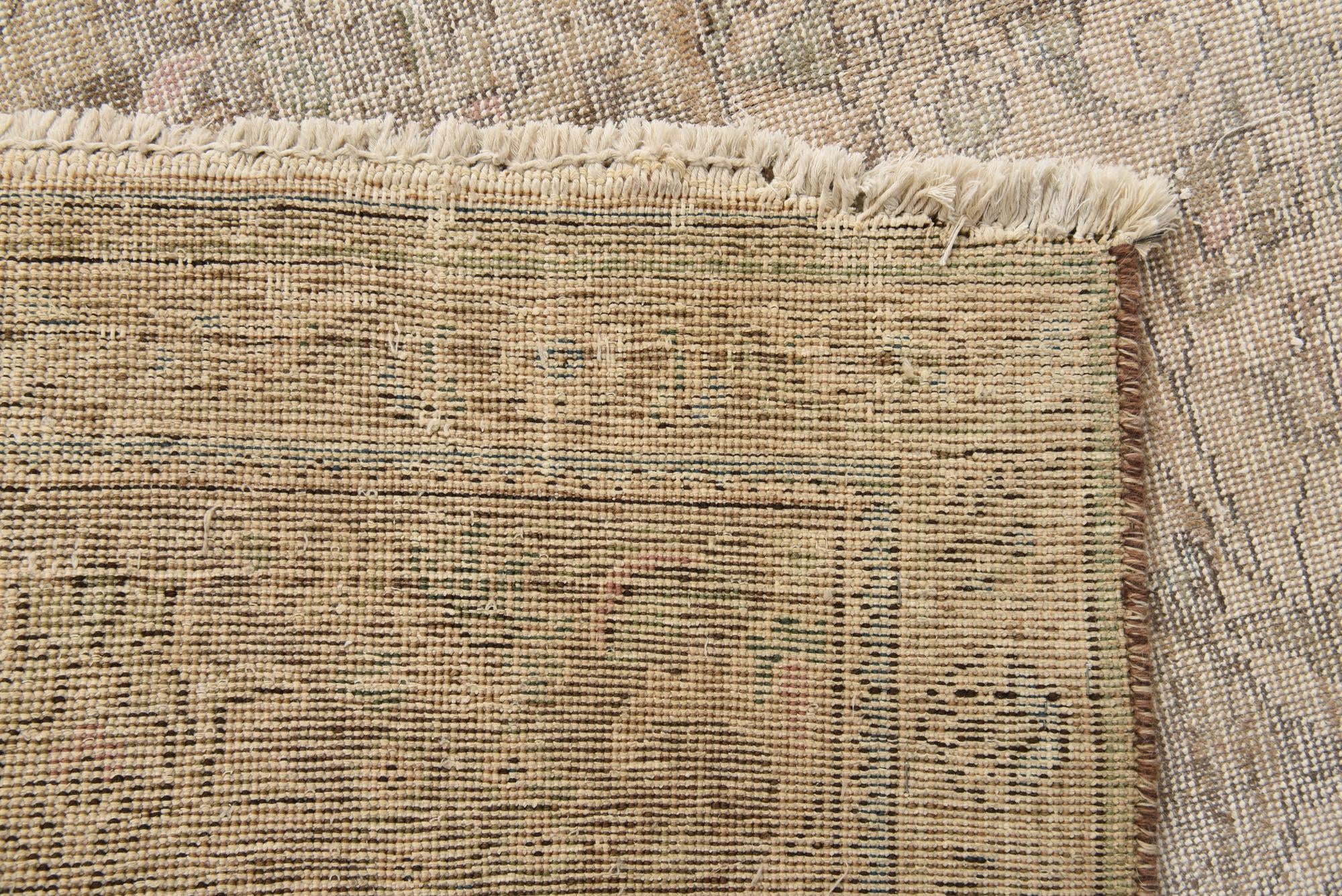 9' 6 x 13' Hand Knotted Ultra Vintage Persian Wool Rug