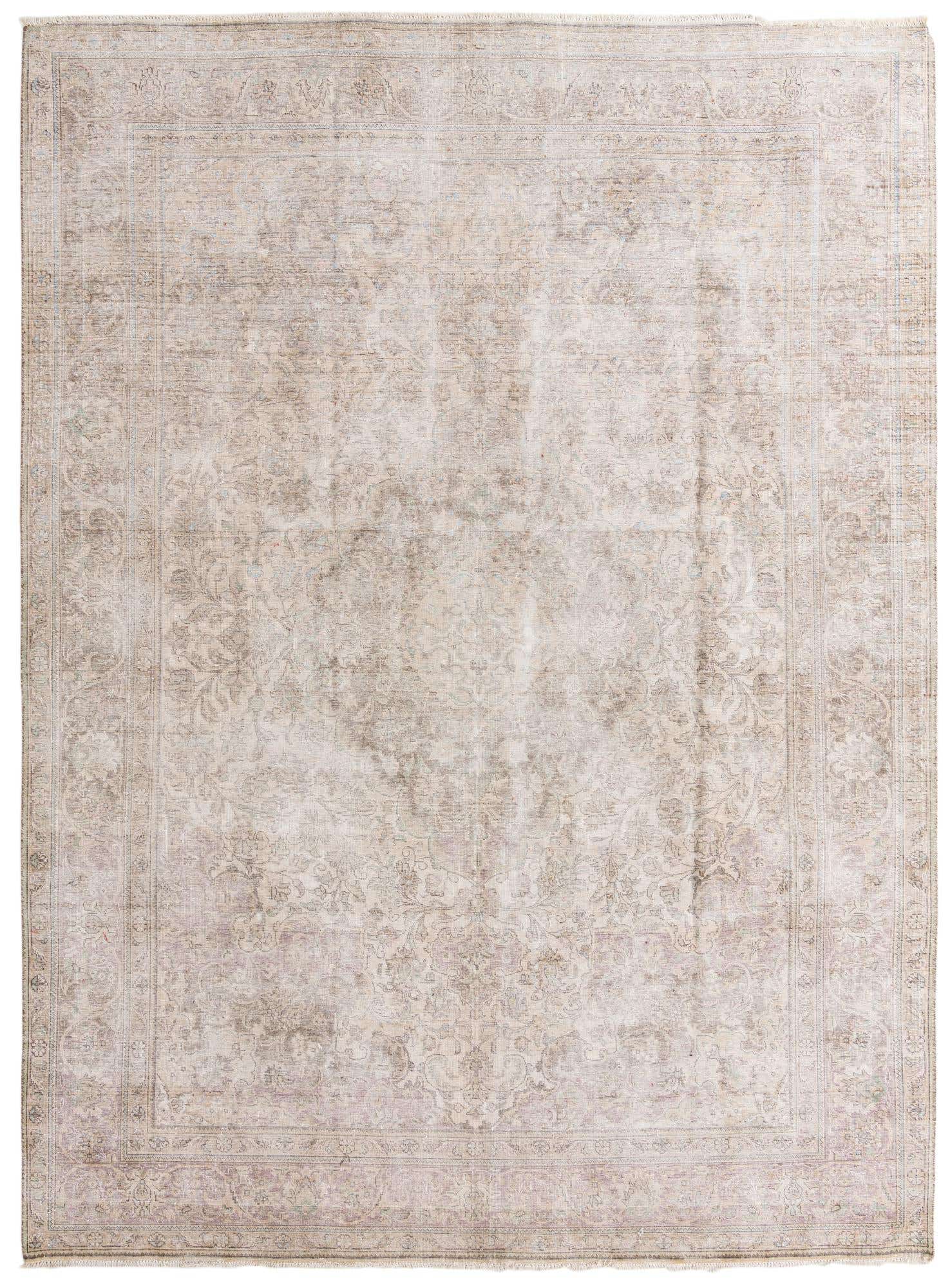 9' 6 x 13' Hand Knotted Ultra Vintage Persian Wool Rug