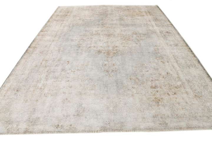 9' x 11' 9 Hand Knotted Ultra Vintage Persian Wool Rug