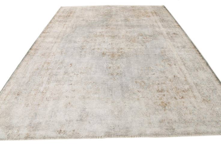 Detail image of 9' x 11' 9 Hand Knotted Ultra Vintage Persian Wool Rug