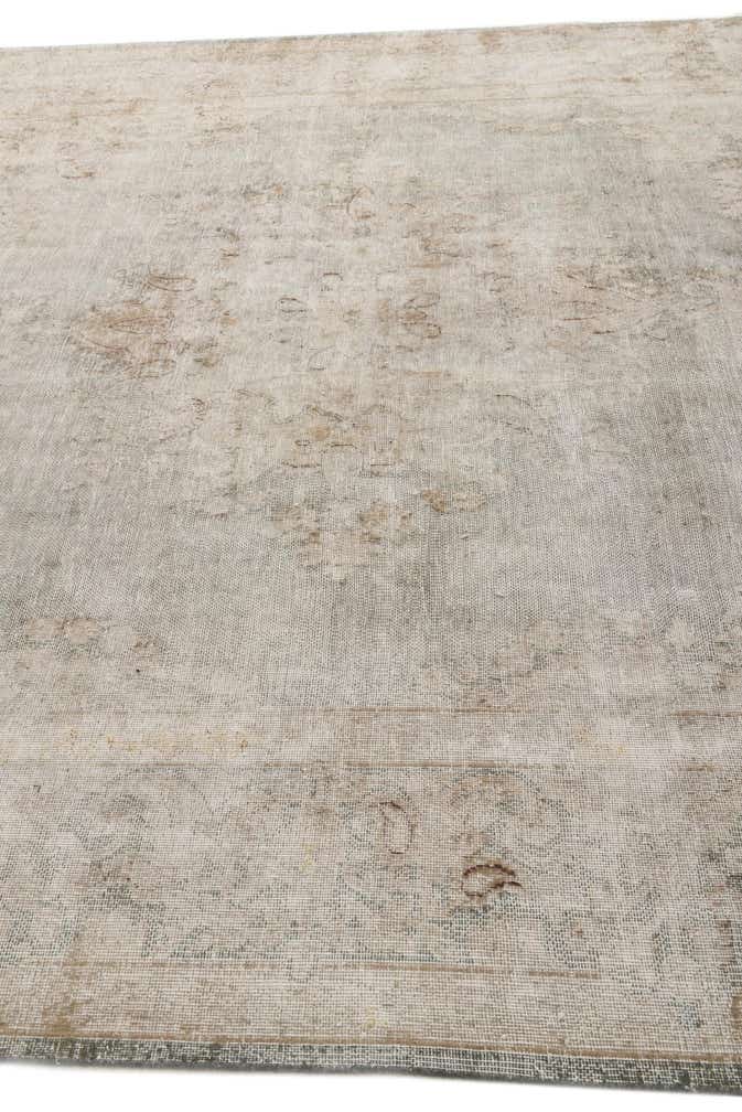 9' x 11' 9 Hand Knotted Ultra Vintage Persian Wool Rug