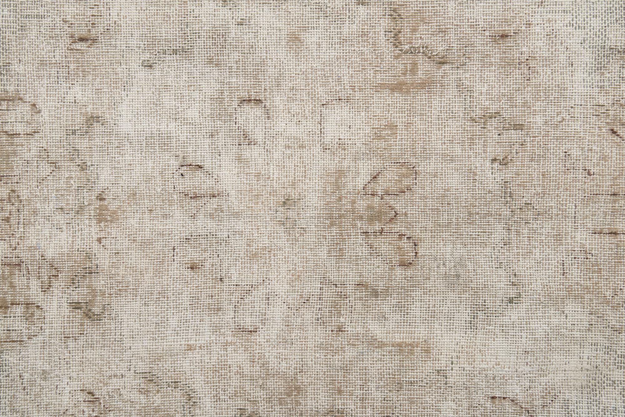 9' x 11' 9 Hand Knotted Ultra Vintage Persian Wool Rug