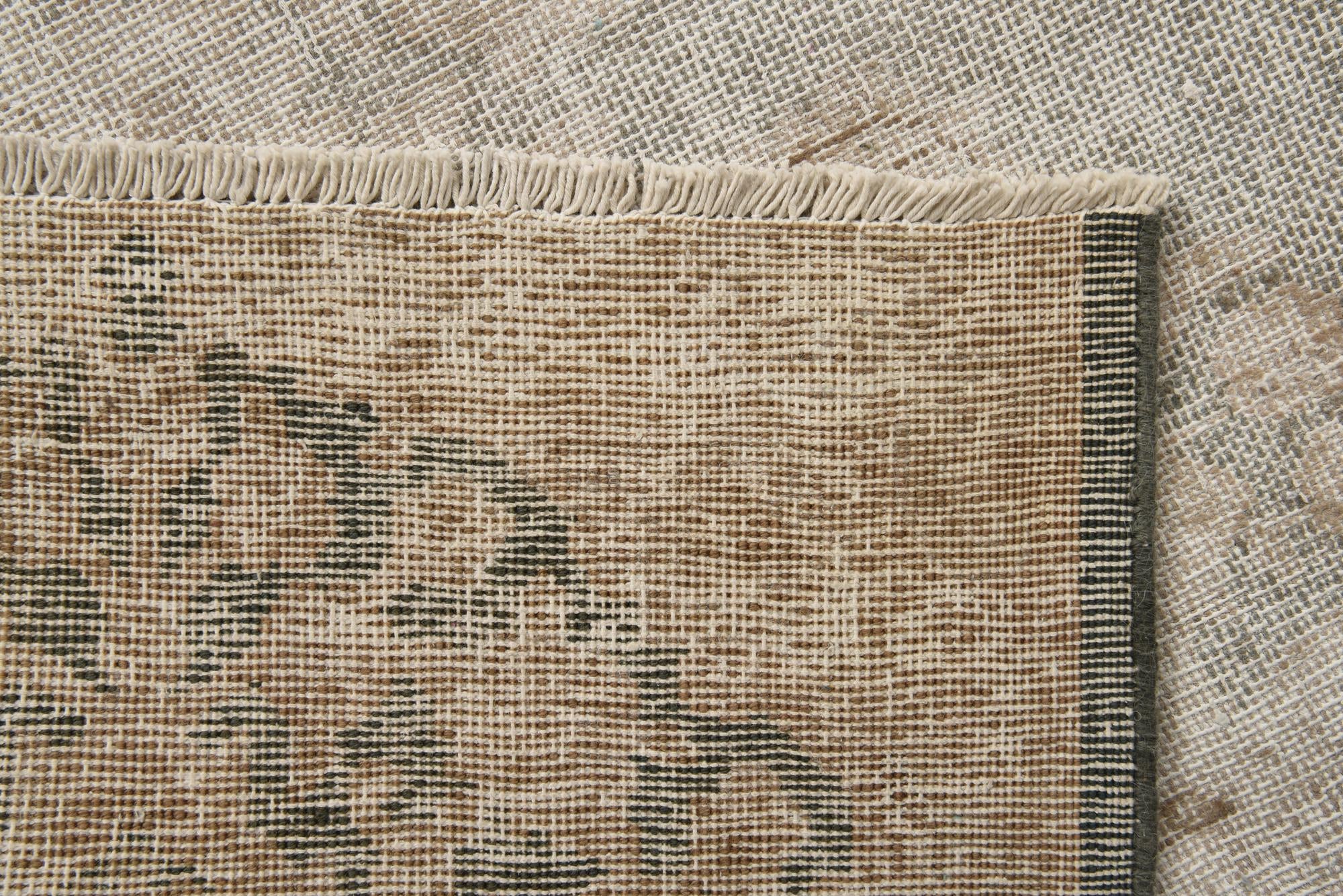 9' x 11' 9 Hand Knotted Ultra Vintage Persian Wool Rug