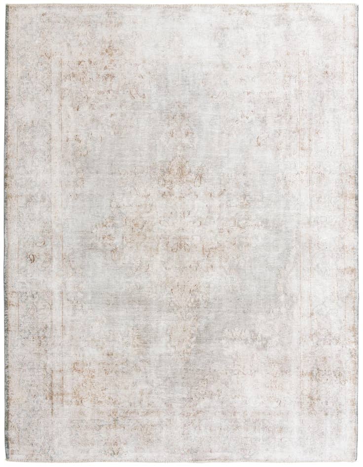 Detail image of 9' x 11' 9 Hand Knotted Ultra Vintage Persian Wool Rug