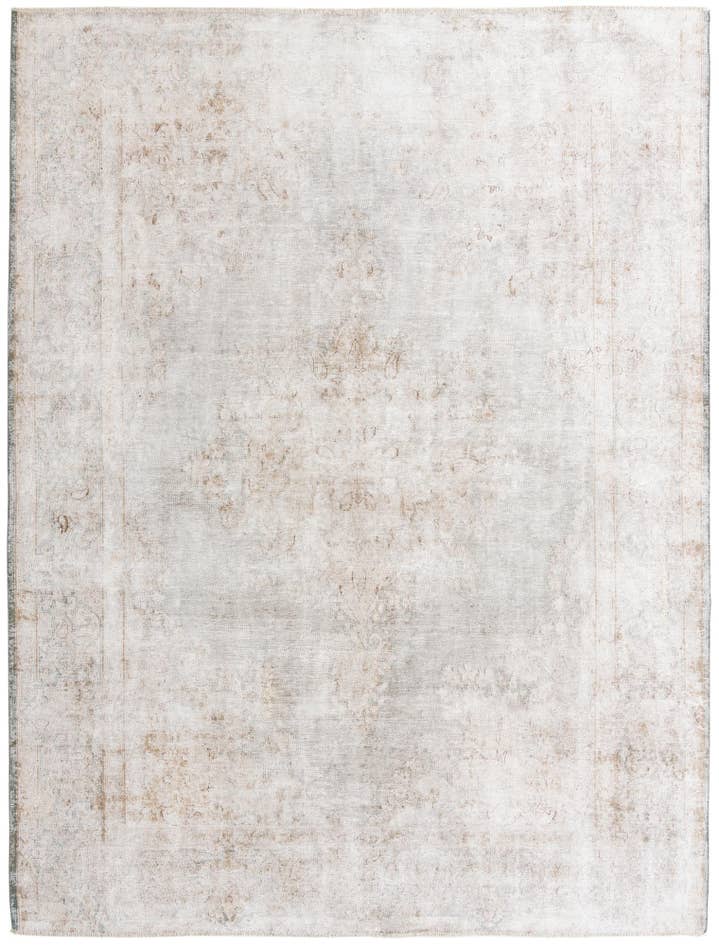 Detail image of 9' x 11' 9 Hand Knotted Ultra Vintage Persian Wool Rug