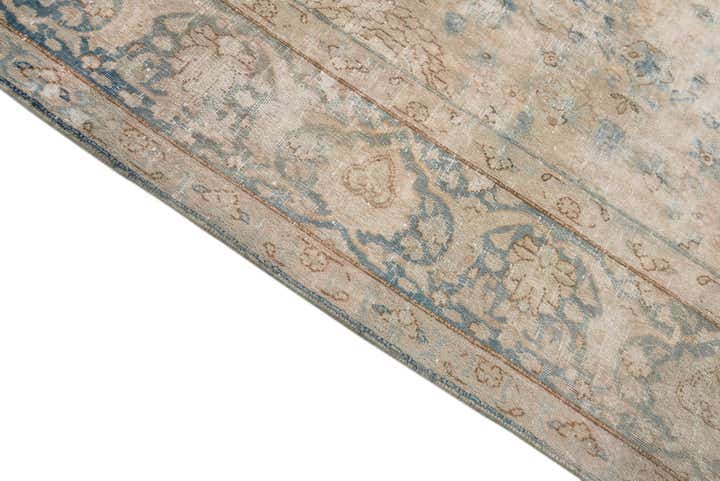 9' 7 x 12' 9 Hand Knotted Ultra Vintage Persian Wool Rug