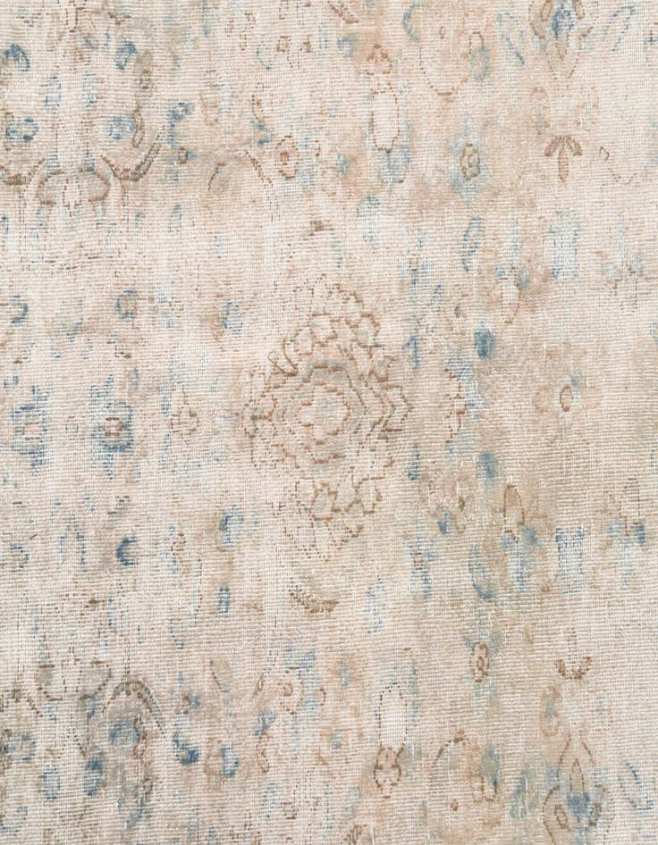 Detail image of 9' 7 x 12' 9  Hand Knotted Ultra Vintage Persian Wool Rug