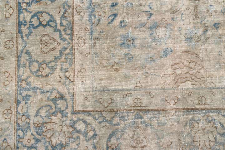 9' 7 x 12' 9 Hand Knotted Ultra Vintage Persian Wool Rug