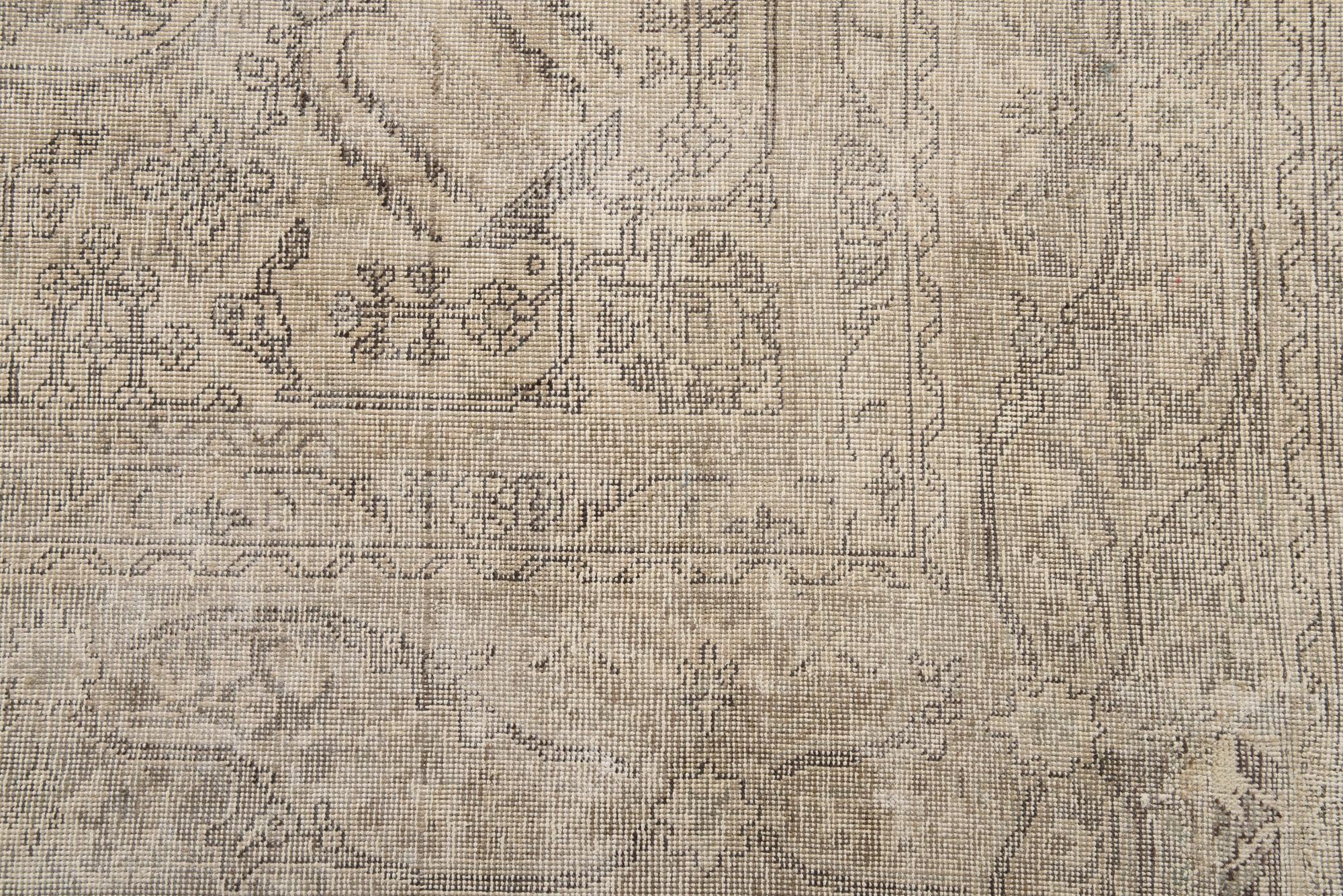 9' 7 x 12' 4 Hand Knotted Ultra Vintage Persian Wool Rug