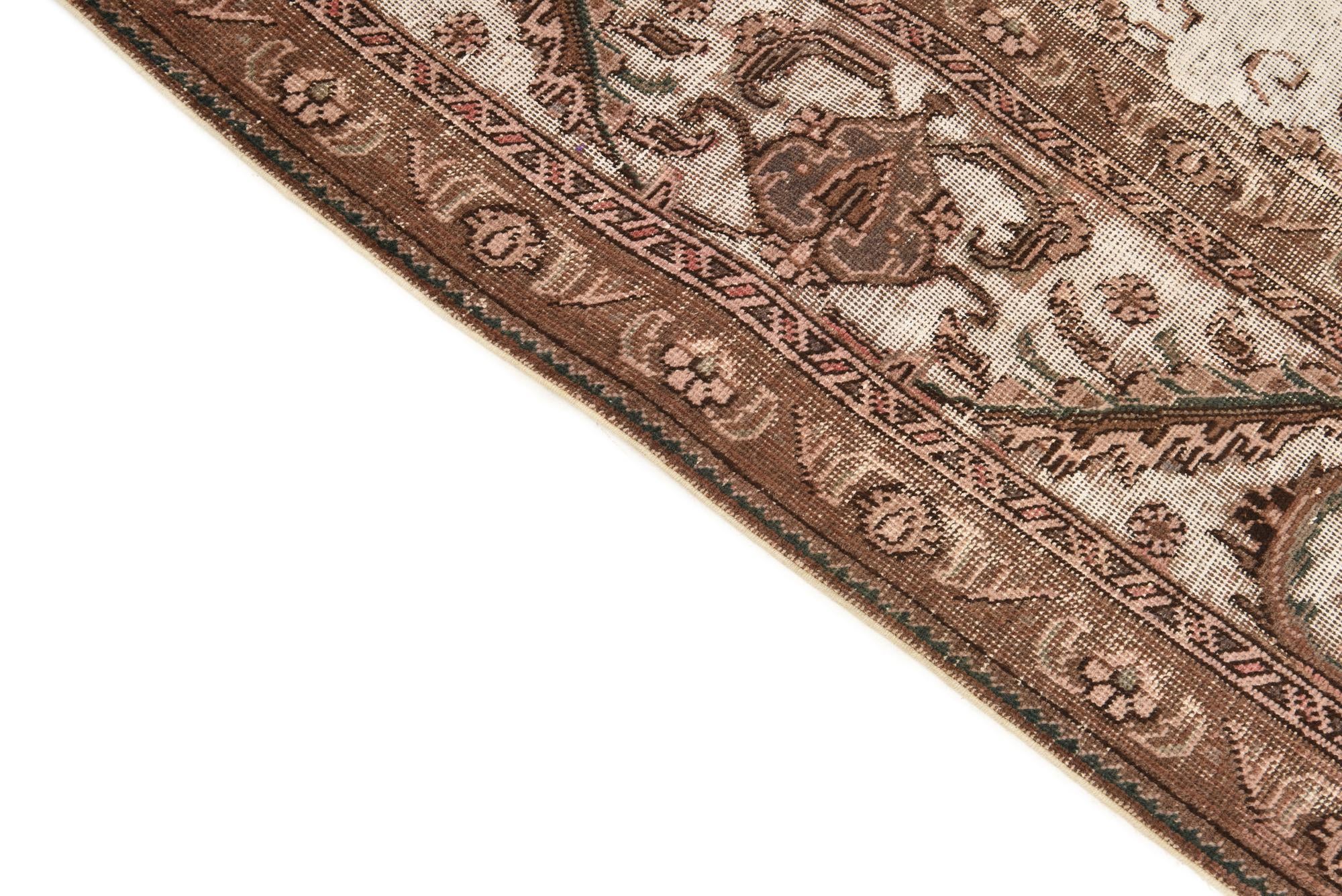 9' 3 x 13' 2 Hand Knotted Ultra Vintage Persian Wool Rug