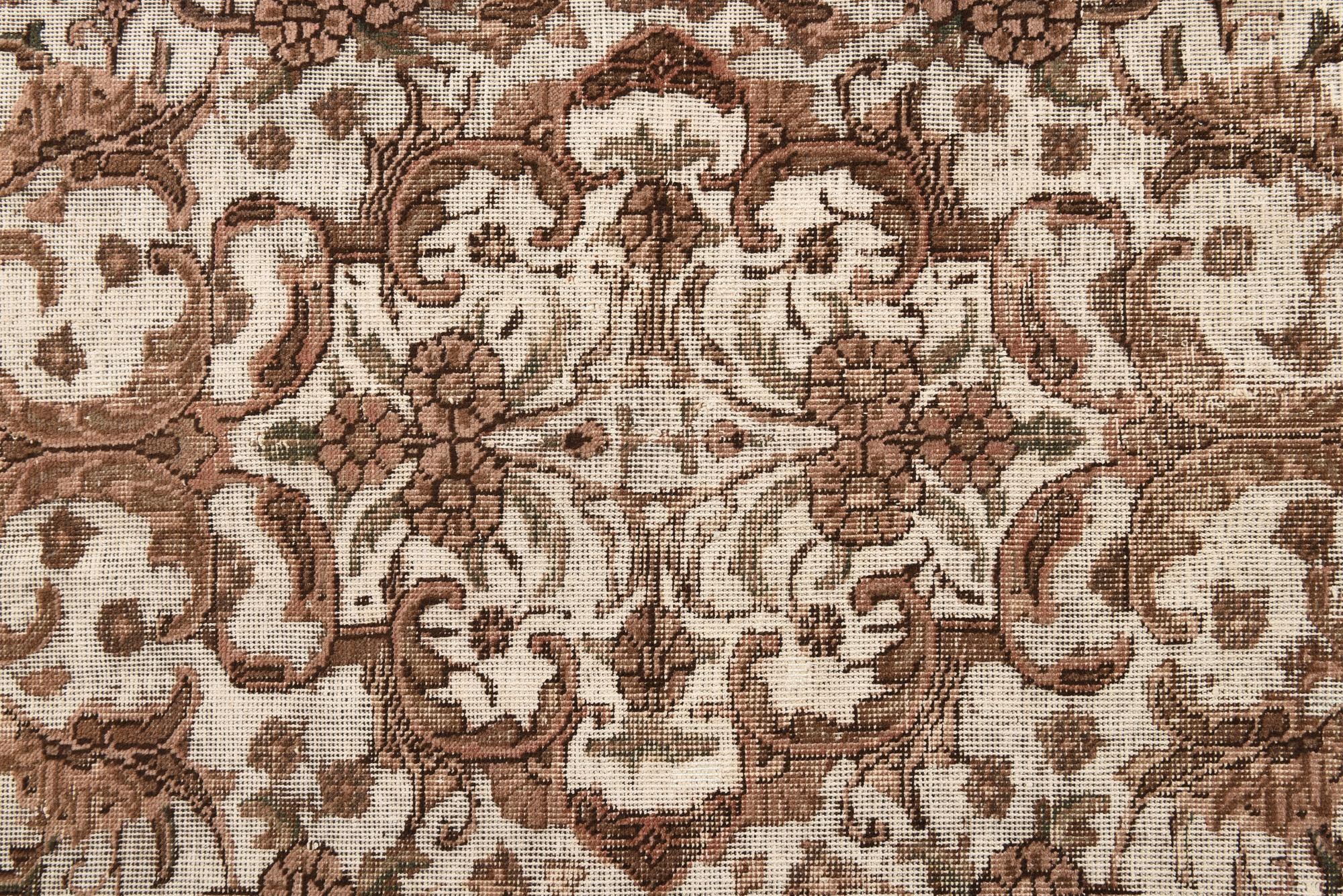 9' 3 x 13' 2 Hand Knotted Ultra Vintage Persian Wool Rug