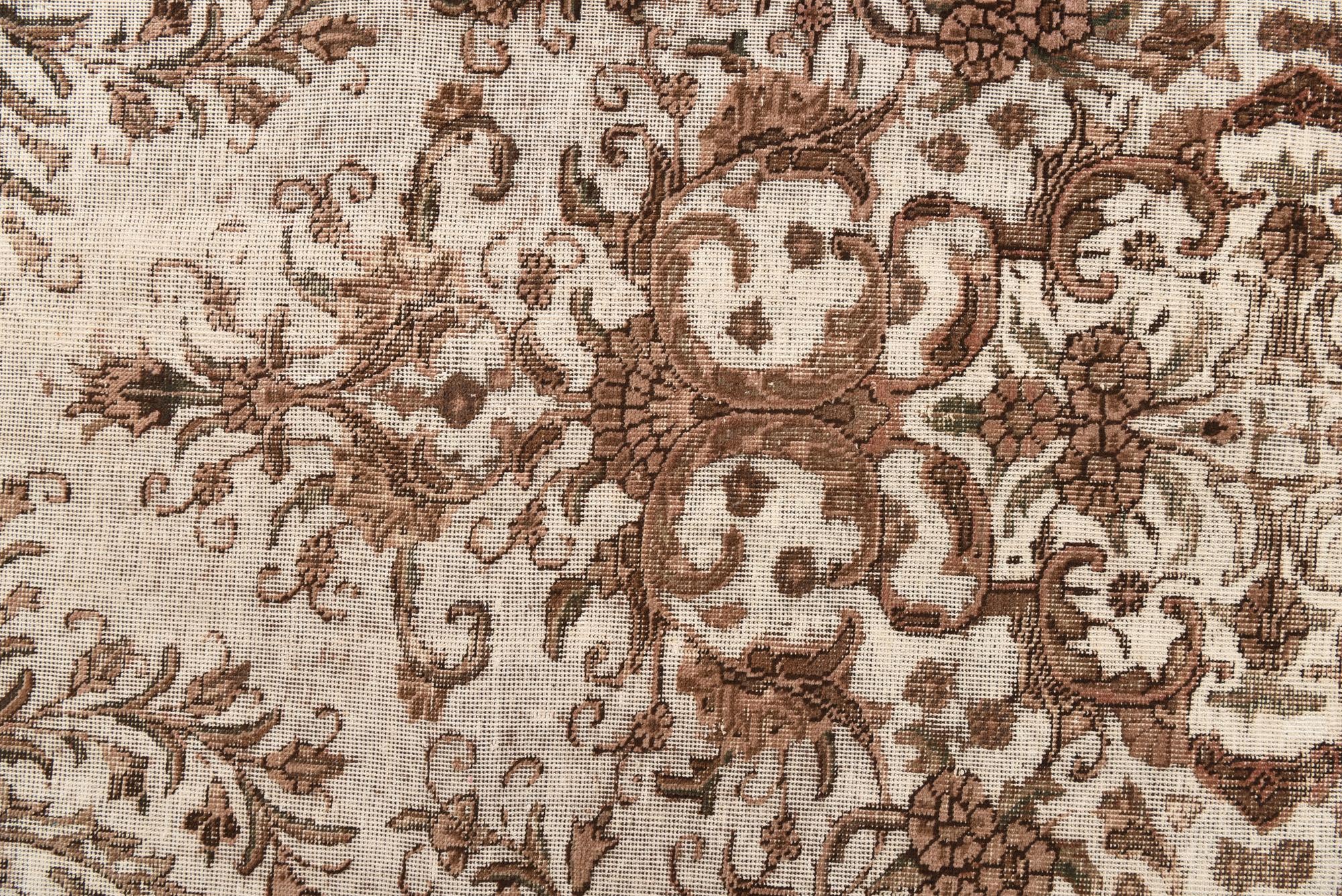 9' 3 x 13' 2 Hand Knotted Ultra Vintage Persian Wool Rug
