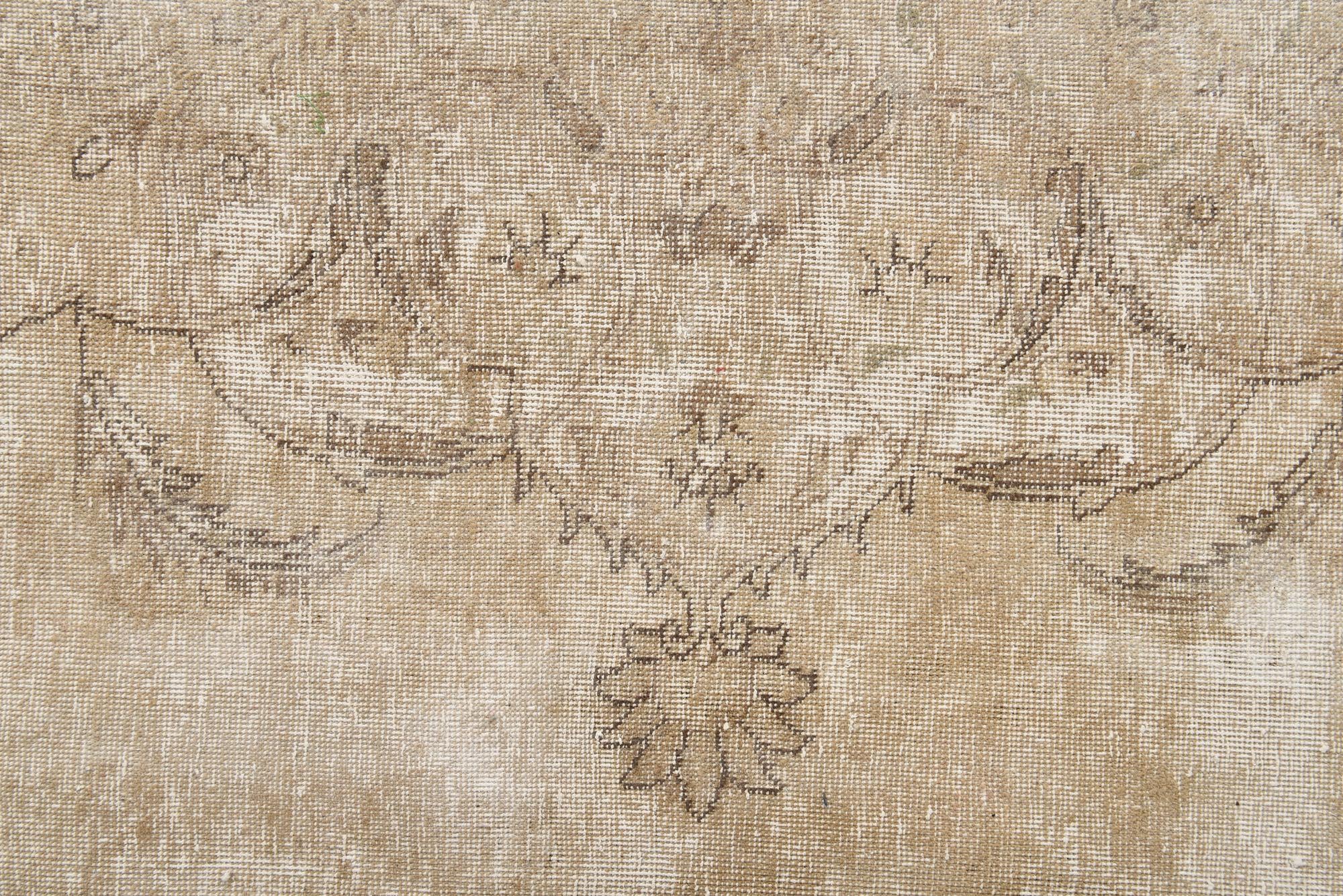 9' 7 x 12' 10 Hand Knotted Ultra Vintage Persian Wool Rug