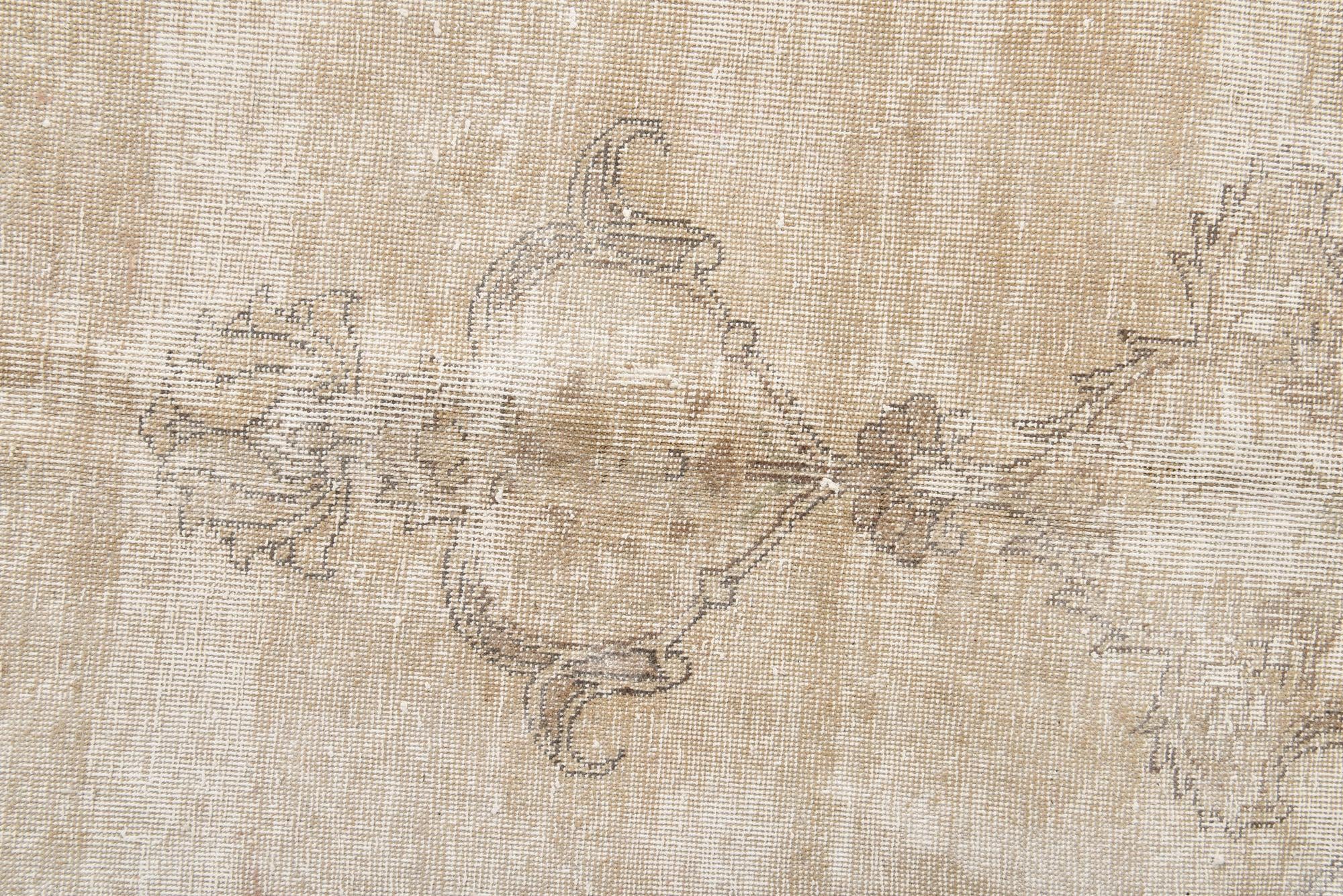 9' 7 x 12' 10 Hand Knotted Ultra Vintage Persian Wool Rug