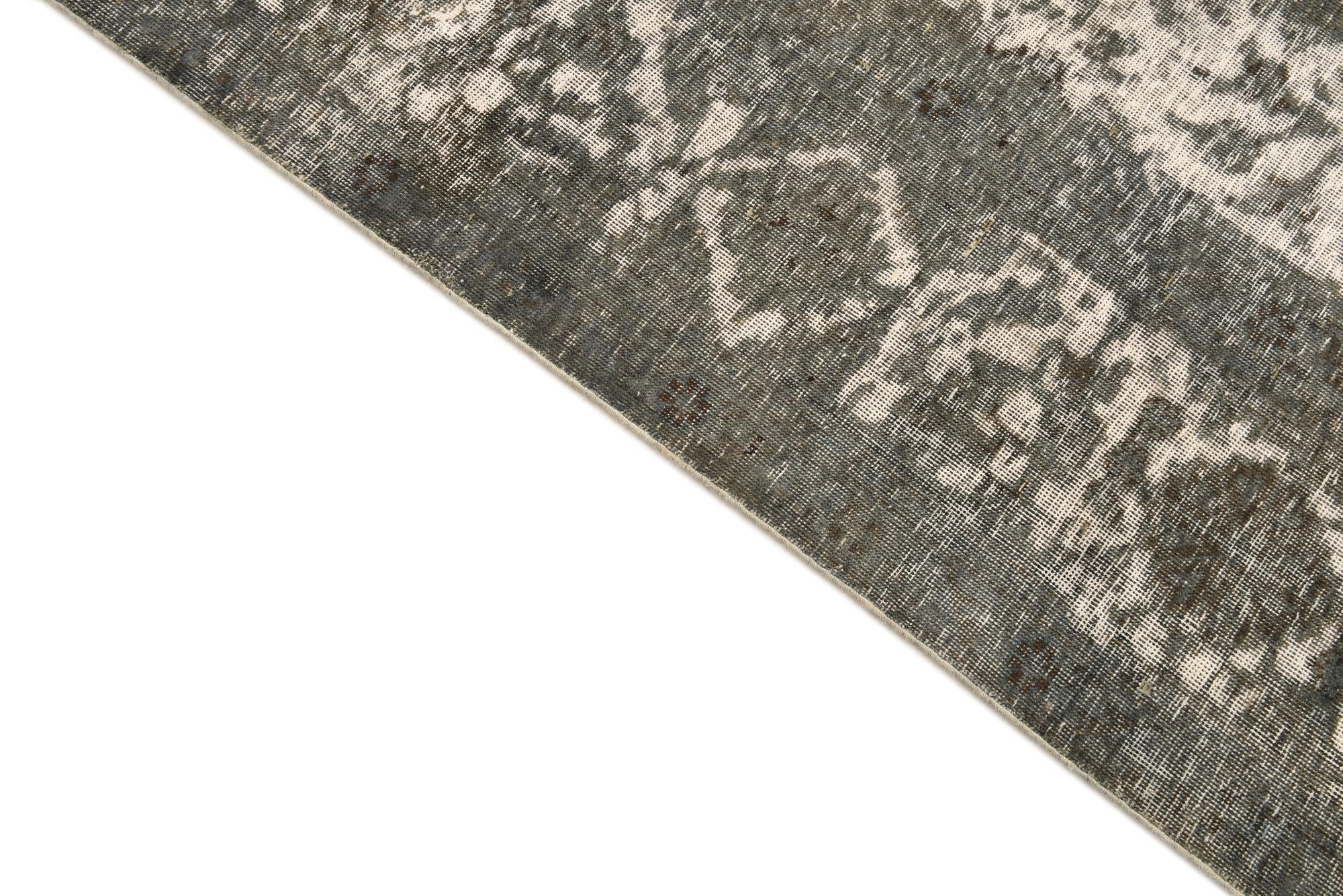 9' 5 x 12' 1 Hand Knotted Ultra Vintage Persian Wool Rug