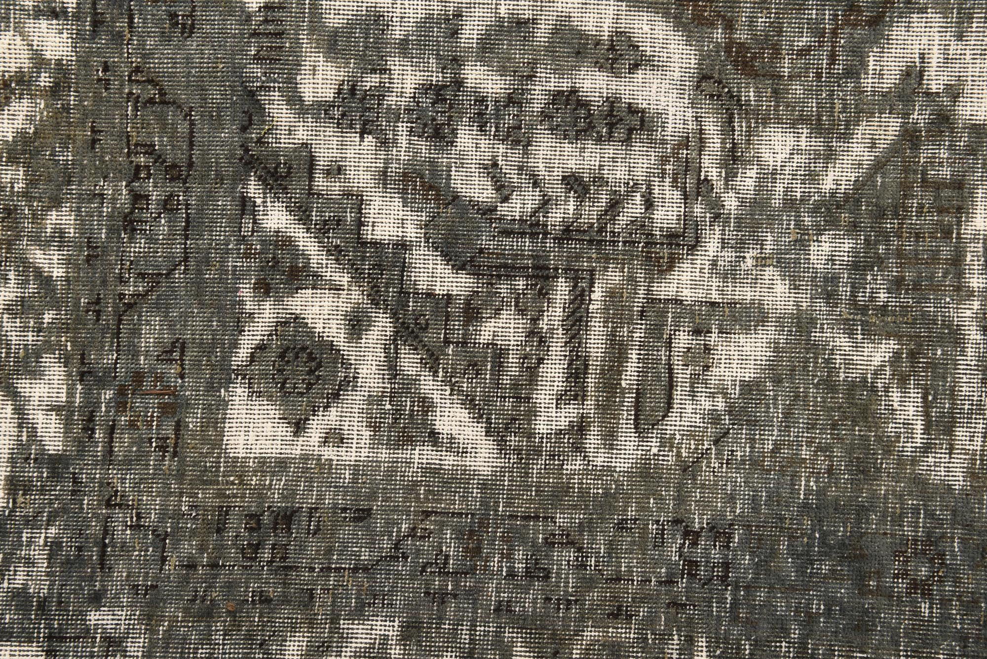 9' 5 x 12' 1 Hand Knotted Ultra Vintage Persian Wool Rug