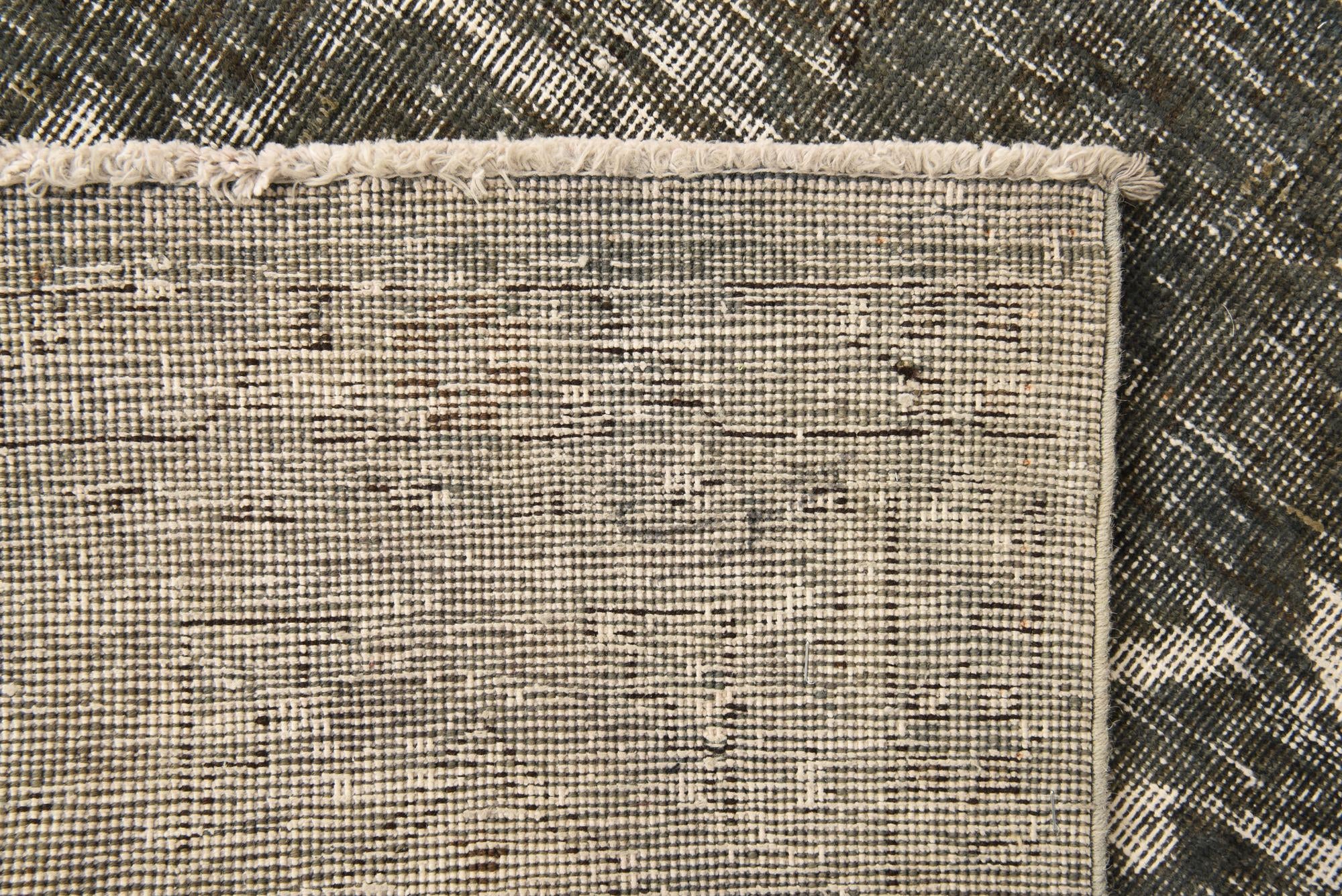 9' 5 x 12' 1 Hand Knotted Ultra Vintage Persian Wool Rug