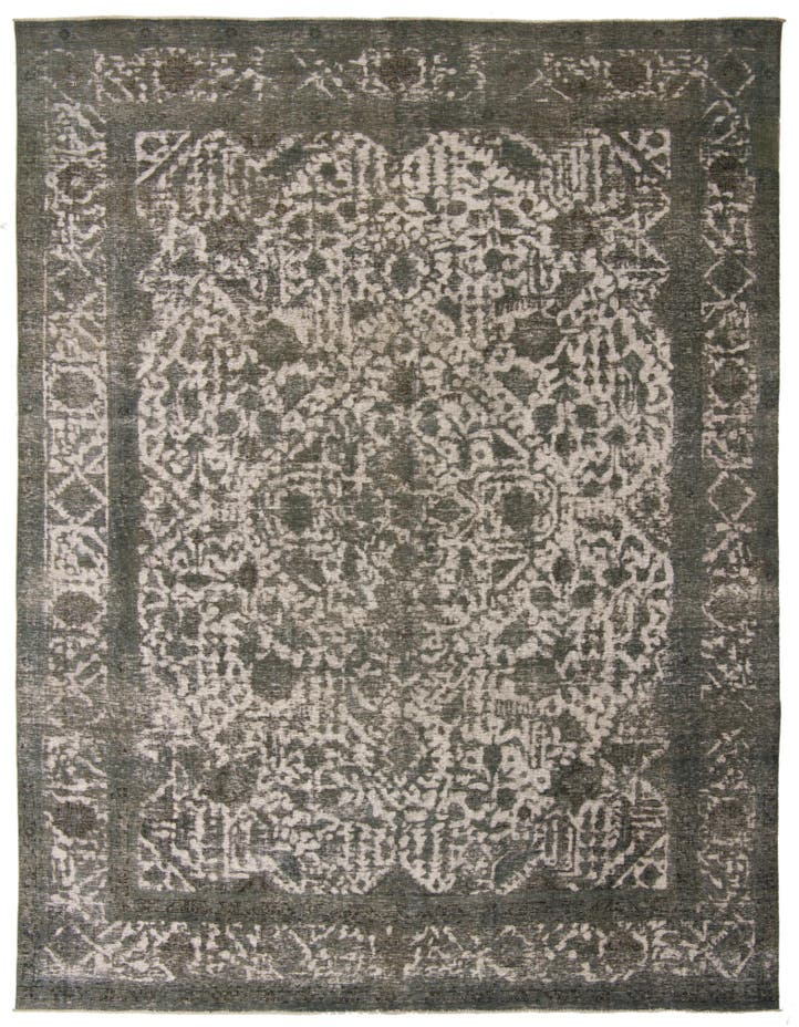  9' 5 x 12' 1  Hand Knotted Ultra Vintage Persian W...