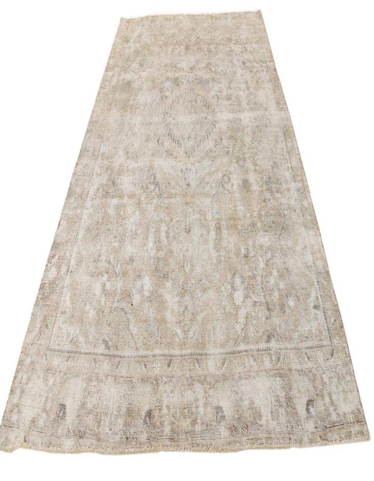 Detail image of 7' x 10' 9  Hand Knotted Ultra Vintage Persian Wool Rug