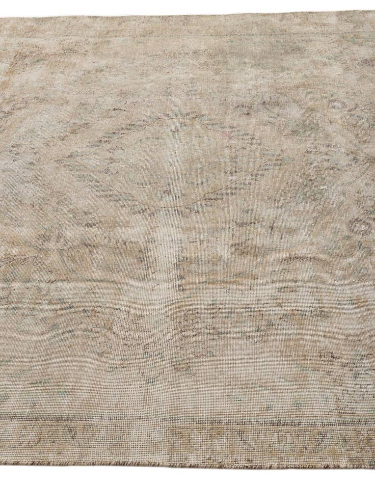 Detail image of 7' x 10' 9  Hand Knotted Ultra Vintage Persian Wool Rug