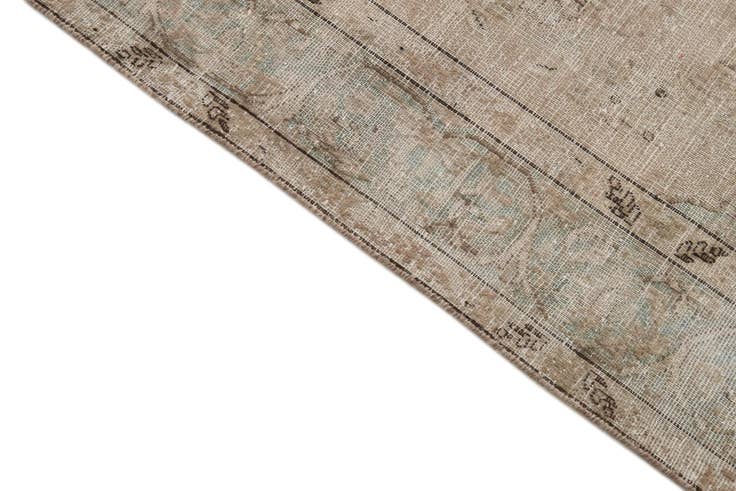 Detail image of 6' 4 x 10' Hand Knotted Ultra Vintage Persian Wool Rug