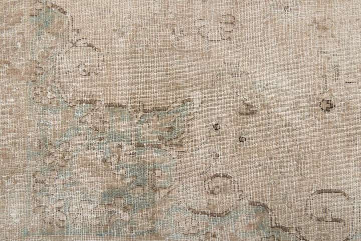 6' 4 x 10' Hand Knotted Ultra Vintage Persian Wool Rug