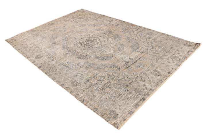 6' 4 x 9' 5 Hand Knotted Ultra Vintage Persian Wool Rug
