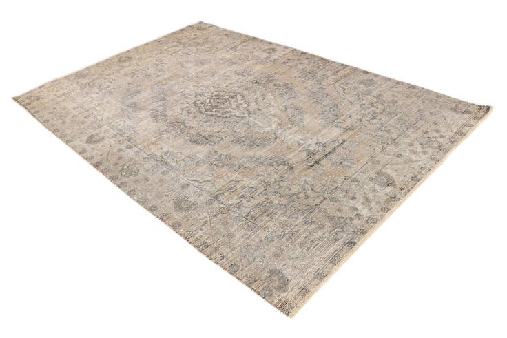 Detail image of 195cm x 285cm Hand Knotted Ultra Vintage Persian Wool Rug