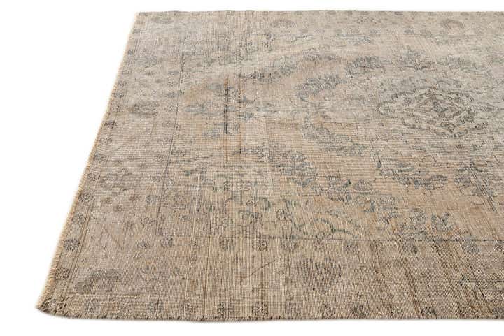 6' 4 x 9' 5 Hand Knotted Ultra Vintage Persian Wool Rug
