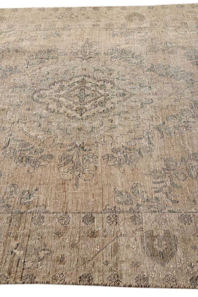 Detail image of 195cm x 285cm Hand Knotted Ultra Vintage Persian Wool Rug