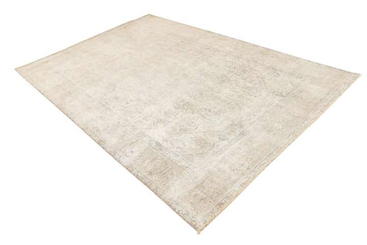 6' 3 x 9' 3 Hand Knotted Ultra Vintage Persian Wool Rug