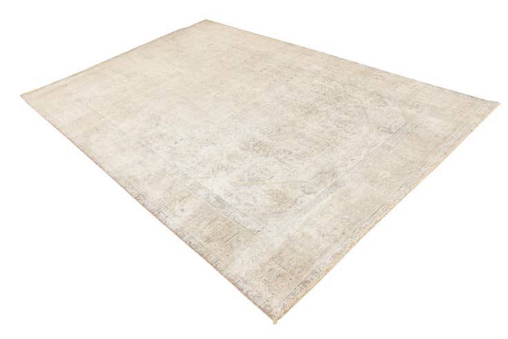 Detail image of 6' 3 x 9' 3 Hand Knotted Ultra Vintage Persian Wool Rug