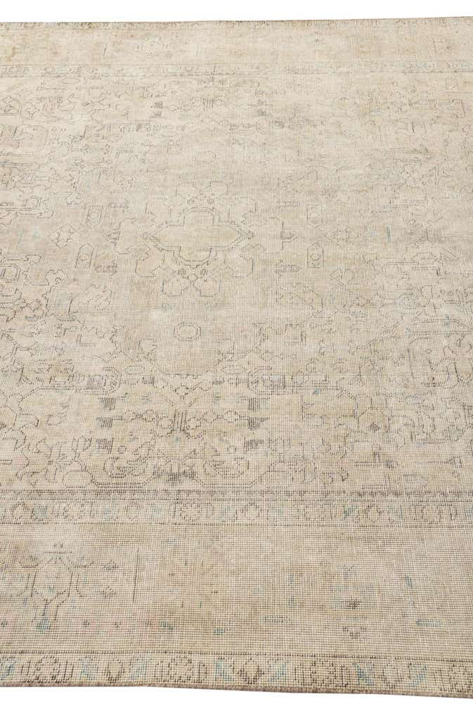 6' 3 x 9' 3 Hand Knotted Ultra Vintage Persian Wool Rug