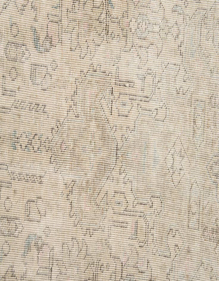 Detail image of 6' 3 x 9' 3  Hand Knotted Ultra Vintage Persian Wool Rug