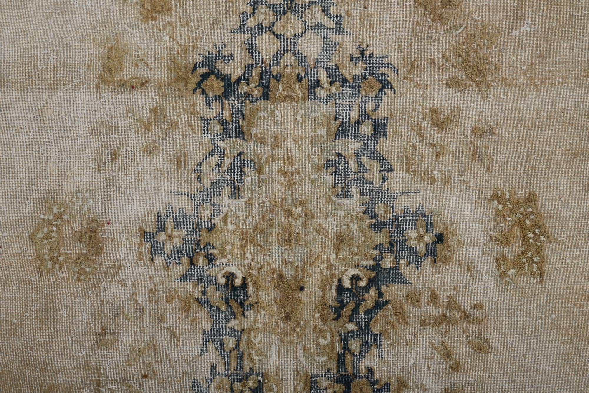 6' 8 x 9' 6 Hand Knotted Ultra Vintage Persian Wool Rug