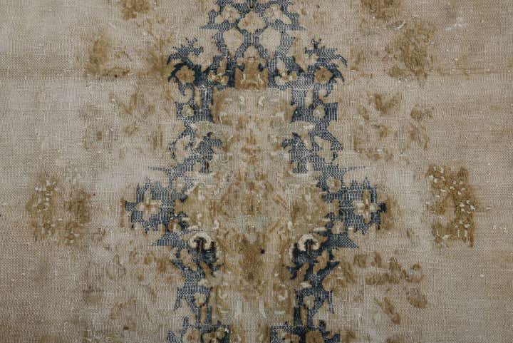 6' 8 x 9' 6 Hand Knotted Ultra Vintage Persian Wool Rug