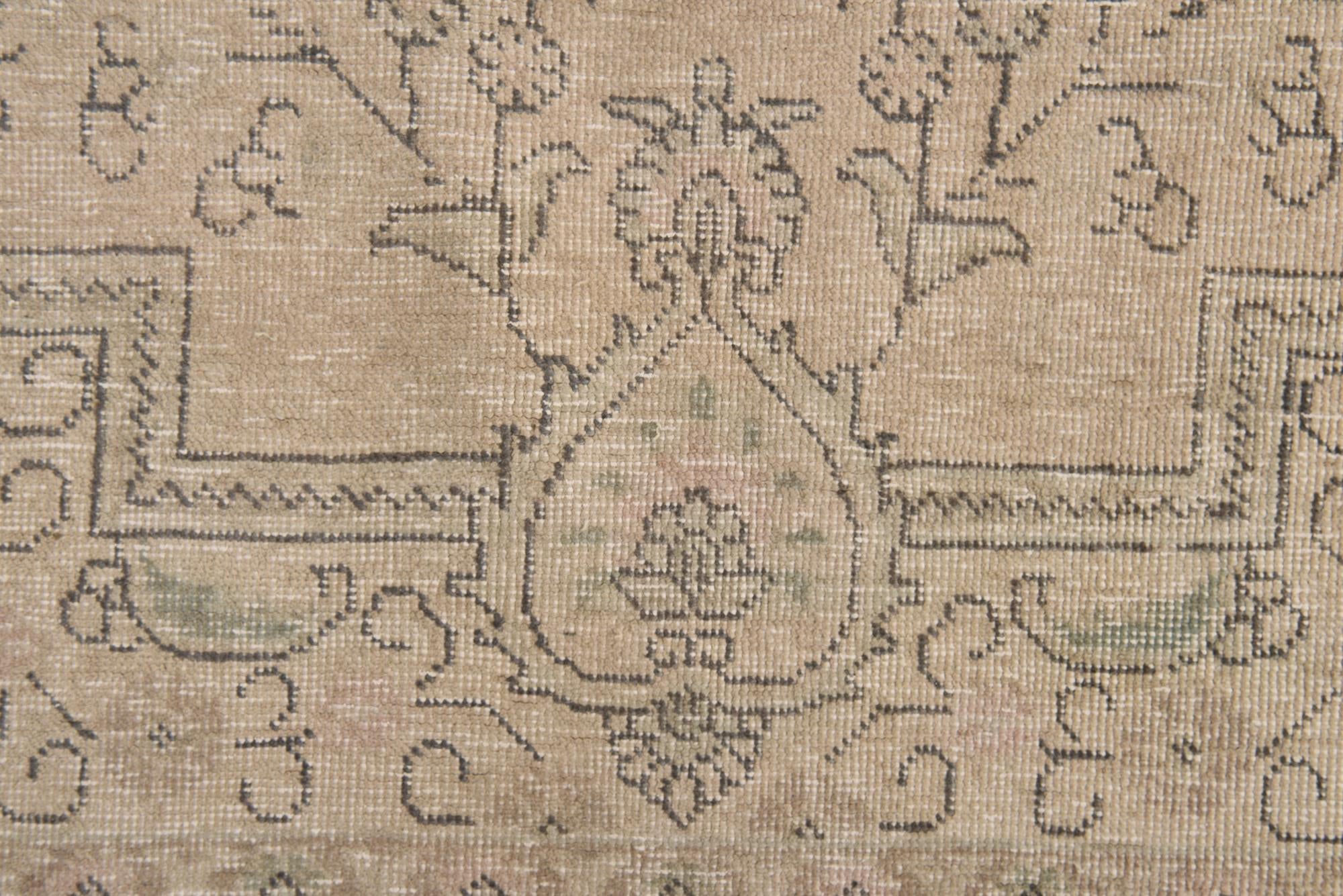 10' x 13' Hand Knotted Ultra Vintage Persian Wool Rug