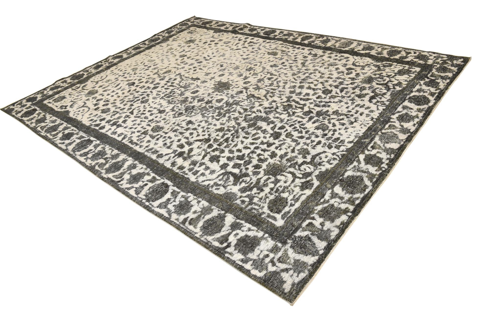 9' 2 x 12' Hand Knotted Ultra Vintage Persian Wool Rug